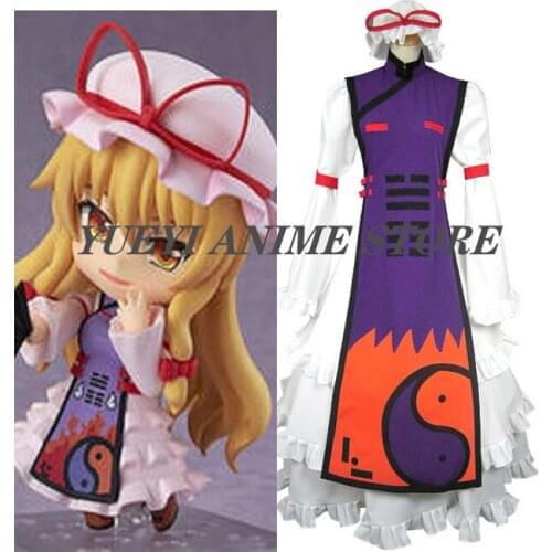Anime Touhou Project Yukari Yakumo Cosplay Costume Custom Made for Christmas Halloween