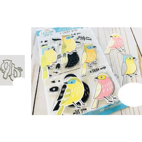 Beautiful Bird Small Animals Cutting Dies Scrapbook Dariy Decoration Stencil Embossing Template DIY Greeting Card Make Albums