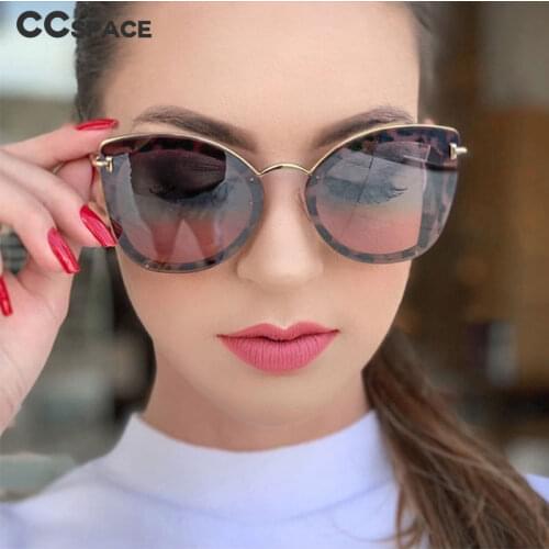 45893 Round Cat Eye Rivet Sunglasses Men Women Fashion Shades UV400 Vintage Glasses