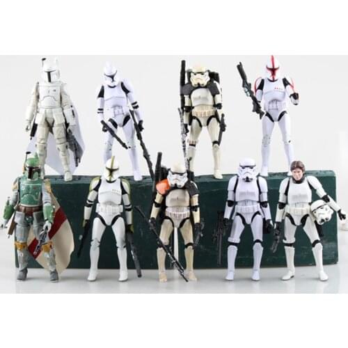 Cartoon The Black Series Imperial Sandtrooper PVC Action Figure Doll Model Toy 6"