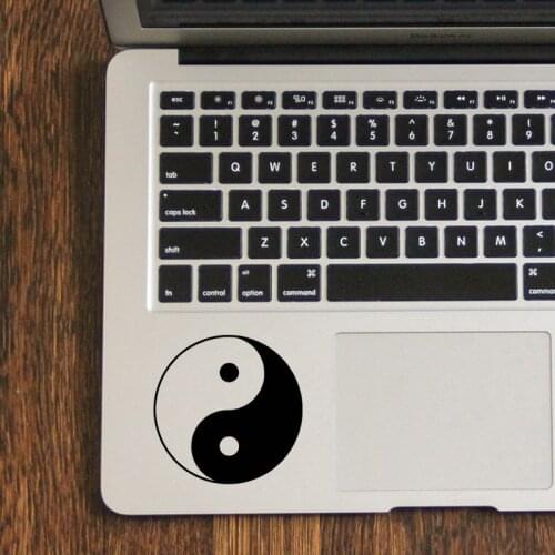 Yin Yang Symbol Trackpad Decal Laptop Sticker for Macbook Pro 16" Air Retina 11 12 13 14 15 inch Mac Book Notebook Vinyl Skin
