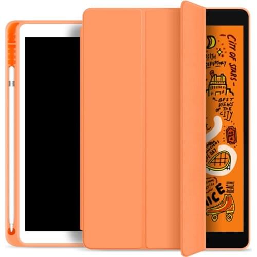 Suitable for iPad 10.9 Air 4 boxes of pencil pure color silicone ultra-thin for iPad case