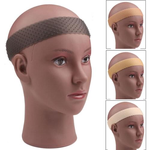 Fix Lace Wig Grip Hair Band Transparent Non Slip Silicone Headband Adjustable Elastic Wig Band for Women Soft Wig Grip Band