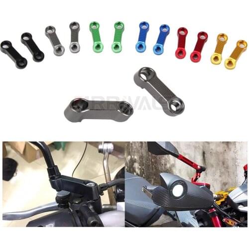 Motorcycle Mirror Riser Spacers Extension Bracket Adapter For BMW R1200Gs