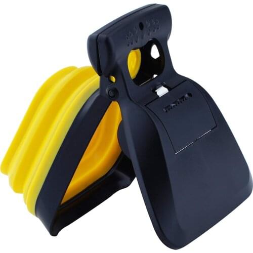 Super Design Portable Pooper Scooper Expandable Silicone Body with Waste Bag Dispenser