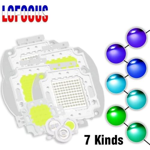 High Power LED COB Chip 1W 3W 5W 10W 20W 30W 50W 100W Royal Blue Cyan-Blue cyan Green For 1 3 5 20 30 50 100 W Watt Light Beads