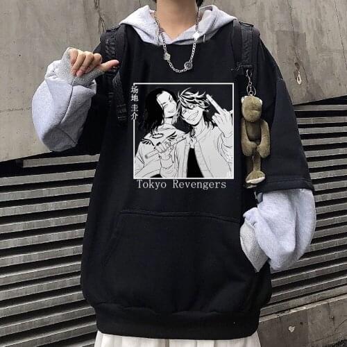 Tokyo Revengers Hoodie Graphic Cosplay Baji Keisuke Hanemiya Kazutora Manga 90S Sweatshirt Men Women Unisex Top