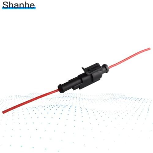 1 Pin Waterproof Electrical Wire Cable automotive Connector Plug for car with Cable