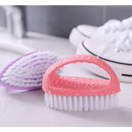 1pcs Multi-functional Candy Color Cleaning Brush Shoes Brush Kitchen Cleaning Brushes House Cleaning Accessories