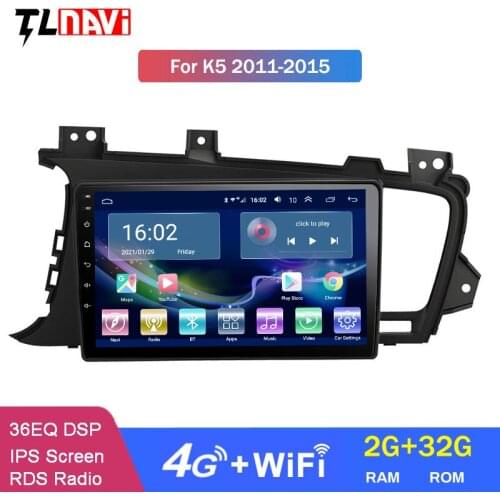 4G LTE 2G RAM 9 Inch Android 10 Car Video Player For KIA K5 2011-2015 Auto Radio GPS Navigation
