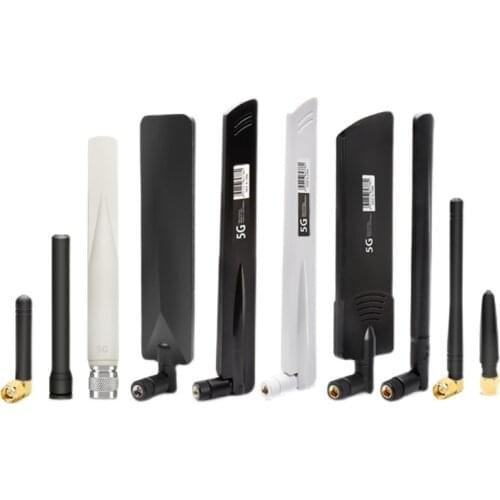 5G/3G/4G/GSM Full Band Bendable Glue Stick Antenna Omnidirectional Smart Home IoT High Gain 12DBI SMA male N male connector