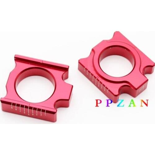 Rear Axle Blocks Chain Adjuster For CR125R CR250R CRF 250R 250X 450R 450X