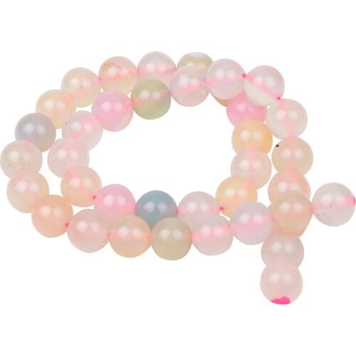 Chanfar Morgan Agates Stone Beads DIY Spacer Loose Beads for Stone Jewelry 4/6/8/10/12mm