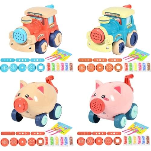 Color Clay Pig Noodle Machine Dumpling Machine Set Space Clay Plasticine H055