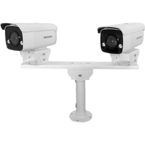 Dual Camera Mount Bracket Extension Bar Horizontal Arm Wall Ceiling Security Camera Mount Holder for Surveillance Camera