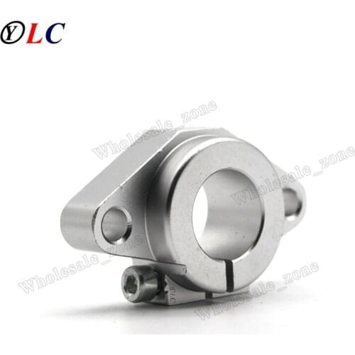 Round SHF16 16mm Aluminum Linear Rod Rail Shaft Support Bracket for Linear Guides bearing rail DIY CNC Machine Tool