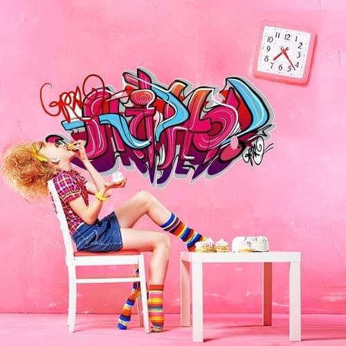 R00073 decal mural for boys Wall Art measures 120x62 cm Wall decoration, Wall stickers, wallpaper