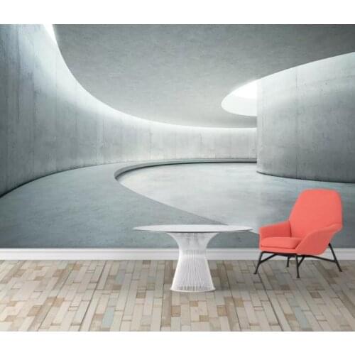 Wall papers home decor tunnel soundproof wallpaper TV backdrop 3d wallpapers for living room