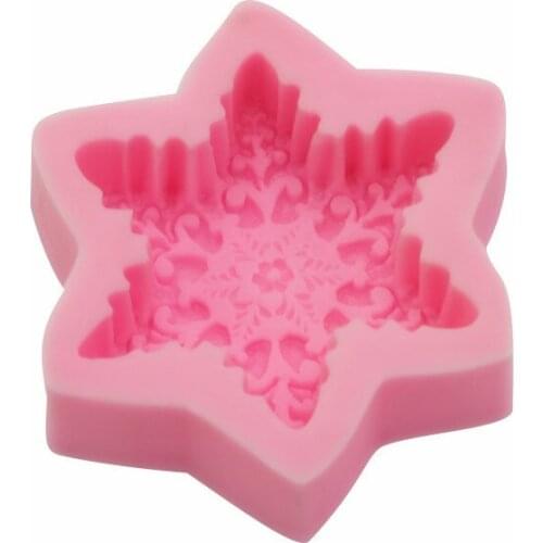 New Snowflake Fondant Silicone Mold Cake Decoration Mold 19-68