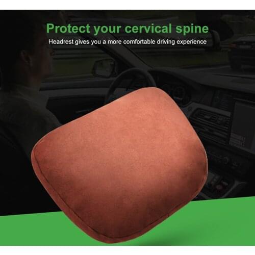 New 2021 Hot Sale Interior Accessories Car Neck Pillow Breathable Head Neck Support Car Pillow Soft Car Headrest