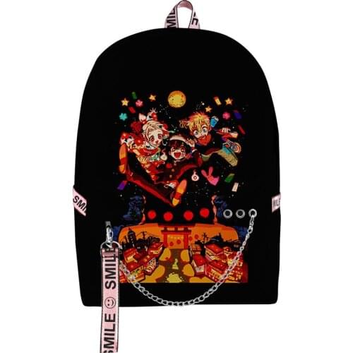 2021 New Casual Toilet-bound Hanako-kun backpack Schoolbag Men/Women Shoulder Travel Bag Print Hip Hop Teenage Girls bag