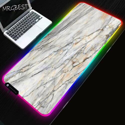 MRGBEST New Marble Mouse Pad Black Lock Edge Rubber High Speed Gaming Mousepad PC Laptop for Gaming Player Mat Non-slip Rubber