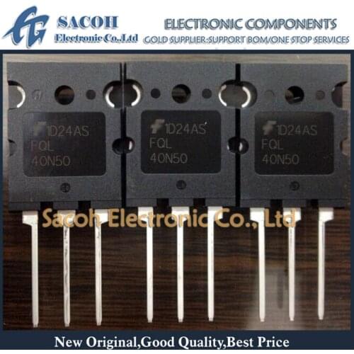 New original 5PCS/Lot FQL40N50 FQL40N50F or FQL50N40 TO-264 40A 500V N-Channel MOSFET Transistor