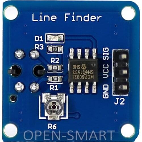 OPEN-SMART TCRT5000 Line Finder Infrared Tracking Sensor Module for Smart Car Kit Compatible for Arduino
