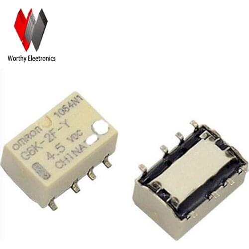 Wholesale 10pcs/lot relay G6K-2F-Y-4.5VDC
