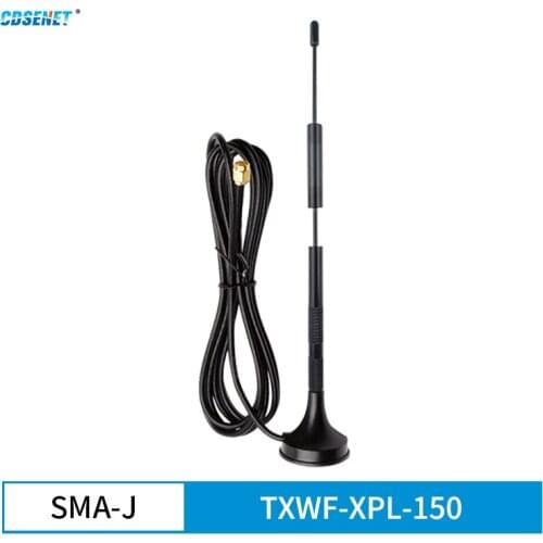 2PCS 2.4G 5.8G WIFI Suction Cup Antenna High Gain 6dBi SMA-J 50W TXWF-XPL-150 for Image Transmission Router Signal Enhancement
