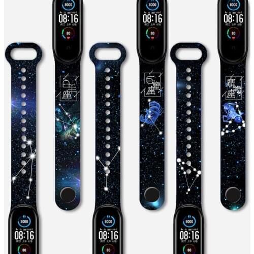 Slicone strap of Xiaomi Mi Band 6 5 4 3 Strap Fashion Soft strap Bracelet Wristband For miband 6 5 band 3 band 5 strap