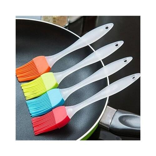3PCS Barbecue Silicone Oil Brush Grill Tool Pastry Cookie Kitchen Cook Brush with Handle Baking BBQ Tools for BBQ Kitchen