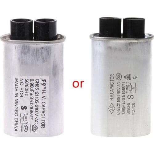 AC 2100V Microwave Oven High Voltage HV Capacitor 0.90uF Replacement Universal