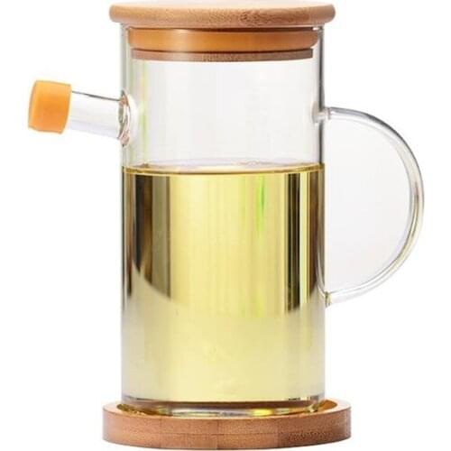 Glass quantitative oil bottle Japanese bottle tank creative soy leakproof oil bottle kitchen household oil sauce vinegar