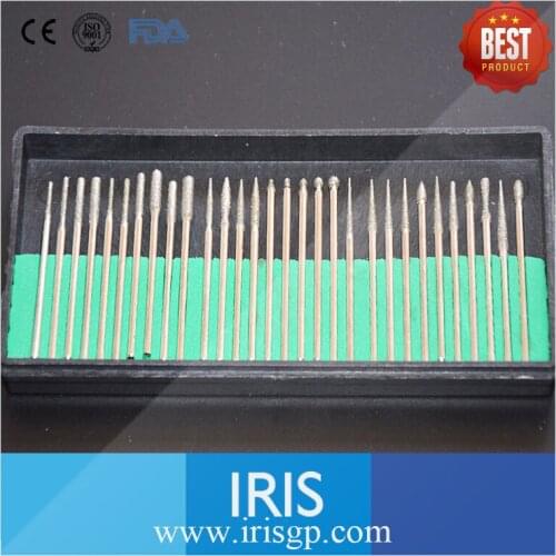 30 Pieces/ boxes Dental Diamond Bur Grinding Polishing Burnisher Different Shapes Dental Lab Jewelry Alloy Tool Sets Polisher