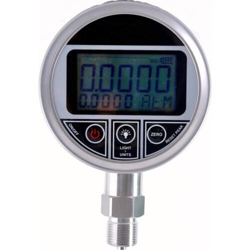 0.5% Accuracy high accuracy digital pressure gauge with data logger -0.1-0...100MPa