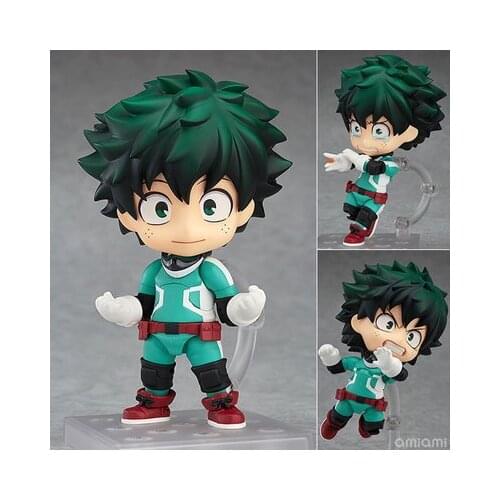 10cm Anime Gsc Clay Anime Q Ver 686# My Hero Academia Figma Midoriya Izuku Face Changing Action Figure Modle Doll Toys for Youth