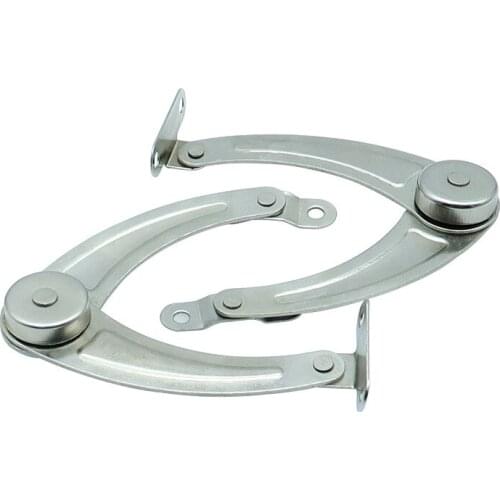 2 Pcs 4 Inch Furniture Cabinet Support Rod Cupboard Doors Close Lift Up Stay Support Hinge Kitchen Furniture Hardware