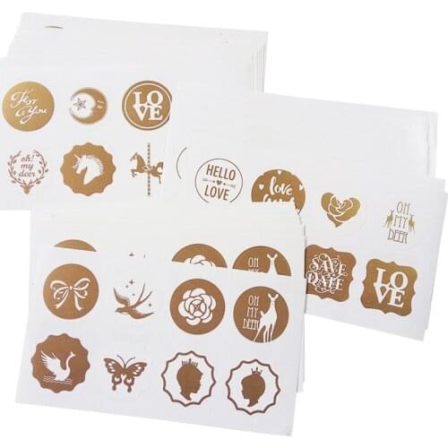 400 Pcs/lot DIY Flower Love Animals Cute Sealing Label Stickers Decorative Sticker Gift Label Scrapbooking Stickers