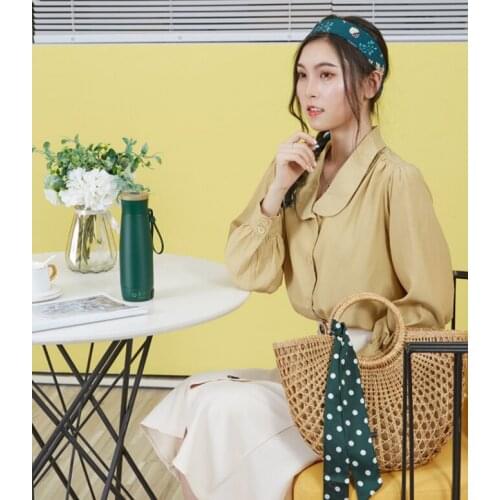 Home travel dormitory portable thermostatic thermal insulation integrated mini students 1 person electric kettle J05