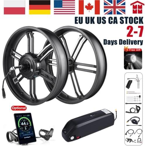 Fat 20 inch Bafang 48V 750W Integrate Motor Rear Wheel Drive Electric Bike Conversion Kit with 12Ah 13Ah 17.5Ah Bicycle Battery