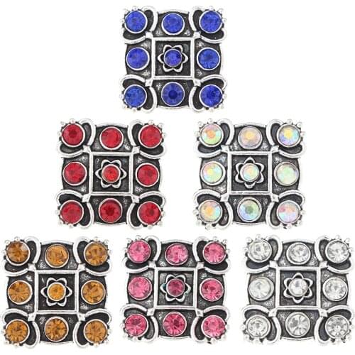 JaynaLee 18-20mm Metal Ginger Snap Button Fit Ginger Snaps Bracelets Jewelry for women men gifts GJS5550