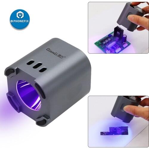 Qianli Curing Lamp Intelligent Green Oil UV Lamp UV Adhesive Optical Adhesive Curing Lamp for Phone Motherboard LCD Repair
