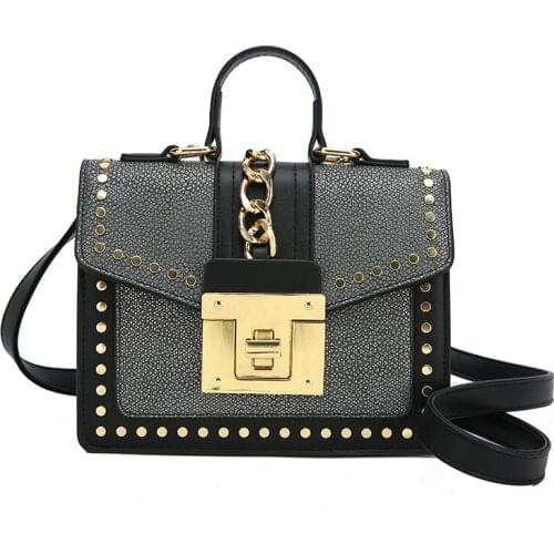 Fashion designer Shoulder Bags Retro Casual Women crossbody Bag Female Leather Solid Color Chain Handbag for Women 2021