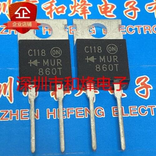 Original 10pcs/ MUR860T TO-220-2 600V 8A