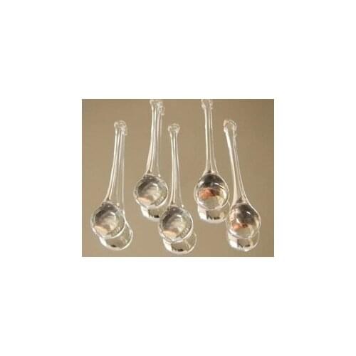 13pcs 20*100mm Clear Crystal Lighting Raindrop Prism Pendant Crystal Chandelier Hanging Trimming Suncatchers