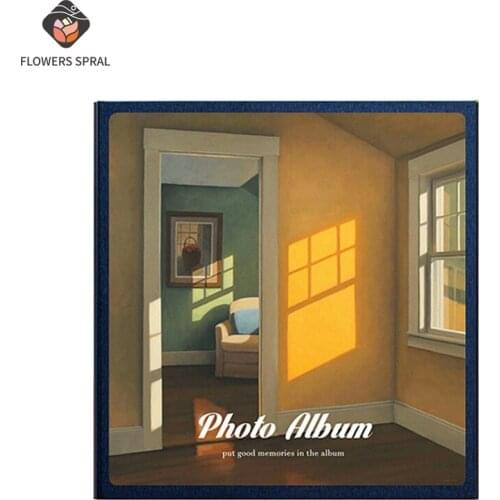 567 Inch Self-Adhesive Photo Album Art Retro Graduation Couple Photo Album DIY Handmade Souvenir Photo Album Christmas Gift