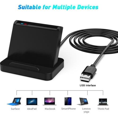 Portable Scr816 USB Smart Id Card Integrated Circuit Sim Card Reader For Windows 10 8 7 Max Operating System Linux