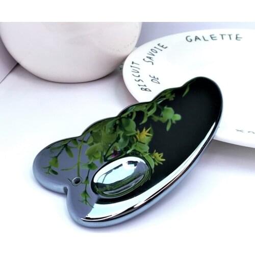 Terahertz Energy Massage Stone Gouache Scraper Face Eye Spa Gua Sha Beauty Tool Slimming Firming Skin Meridian Massager Dropship