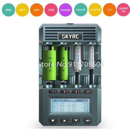 SKYRC MC3000 smart 4-slot LCD universal battery charger for multi-copter FPV remote control drone